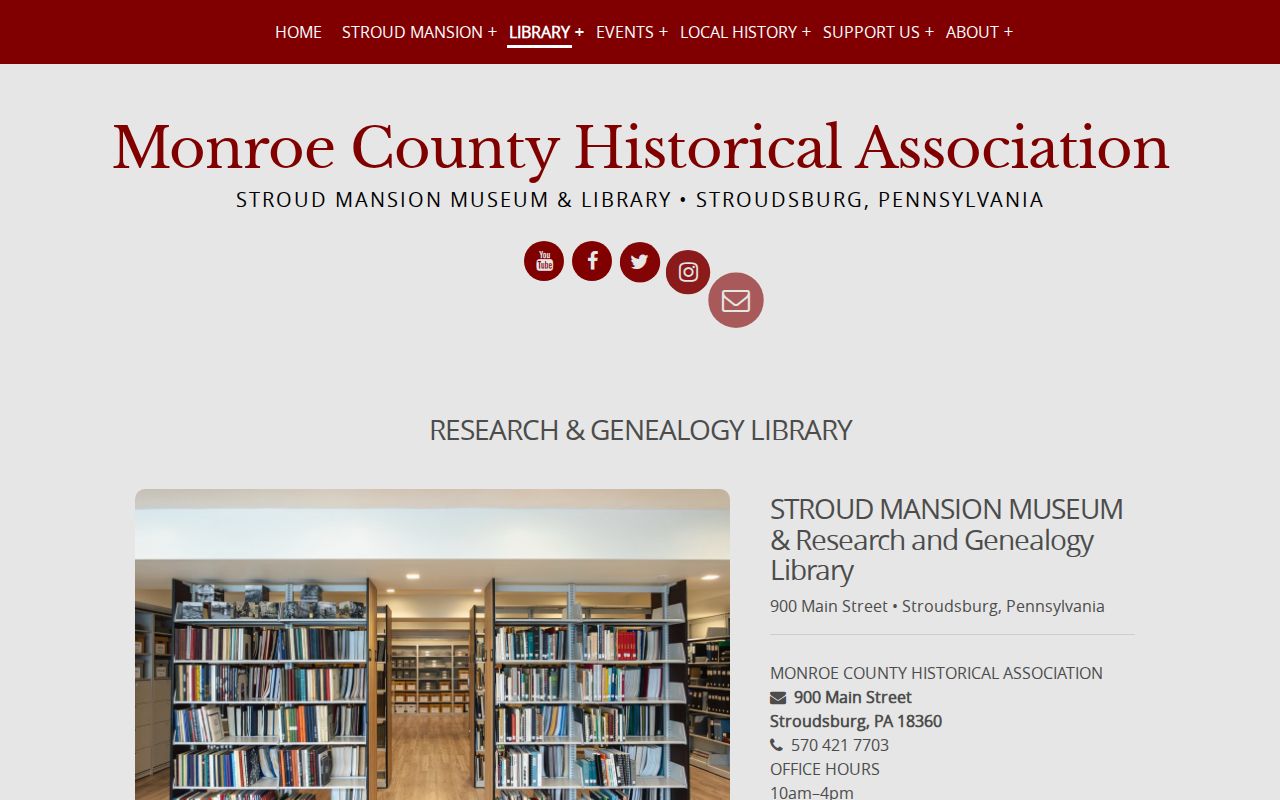 Coolbaugh Township city directory Stroud Mansion Research and Genealogy Library collection page